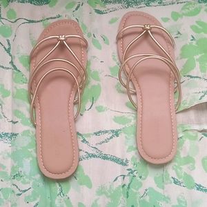 Women's Old Navy Golden Sandals Size 9